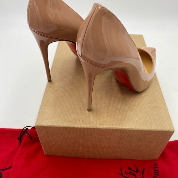Christian Louboutin so Kate 100 nude Patent size 38 made in Italy size 8 - Picture 2 of 9